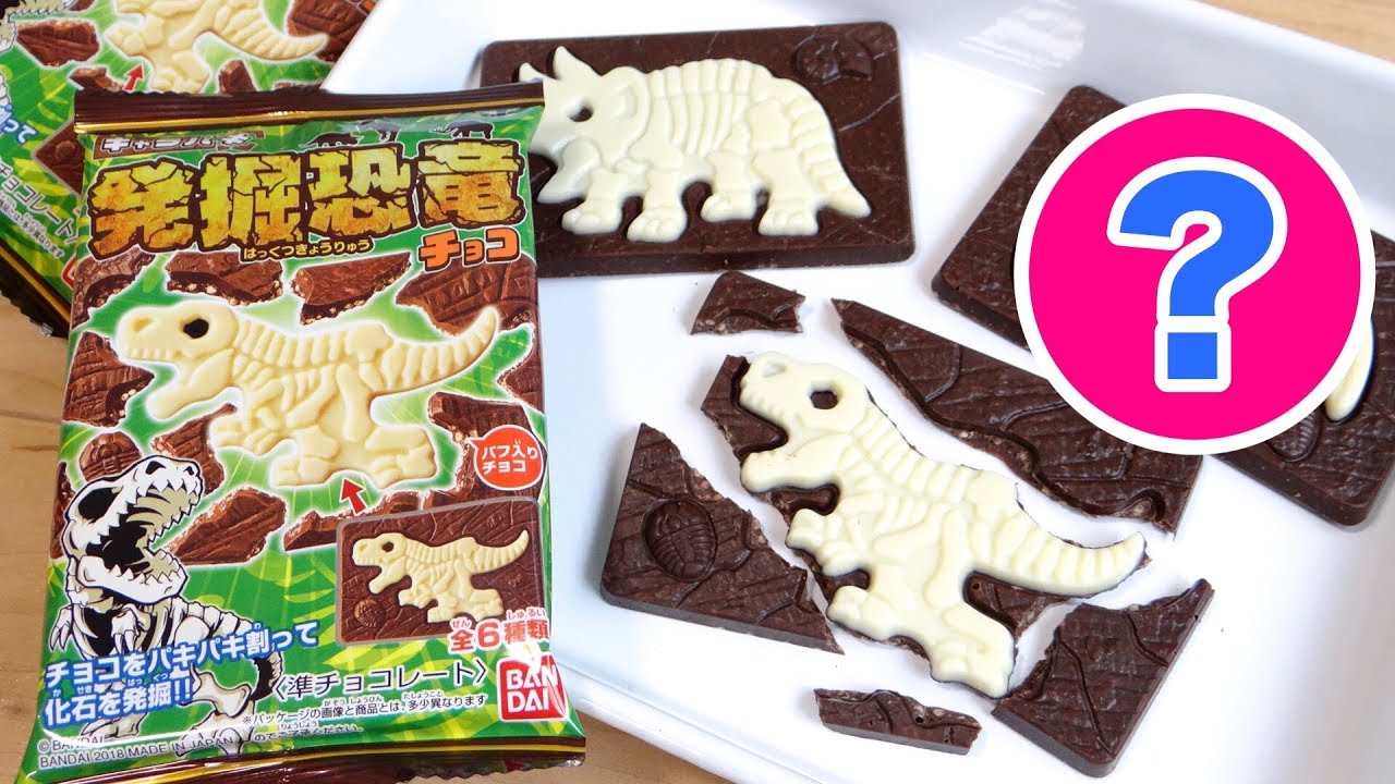 シークレットも発掘！キャラパキ発掘恐竜チョコ 全種類の恐竜を発掘レビュー！