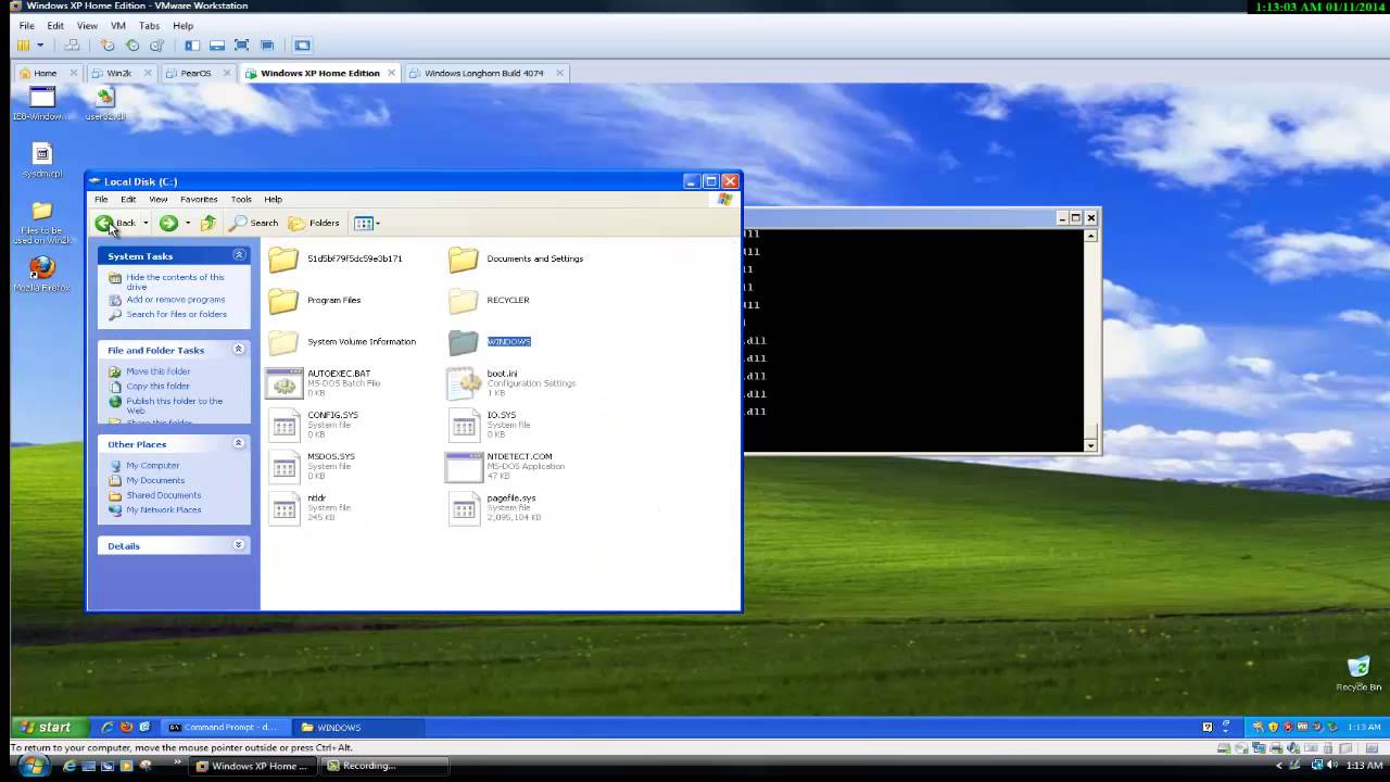 What happens when you delete System32 on Windows XP?