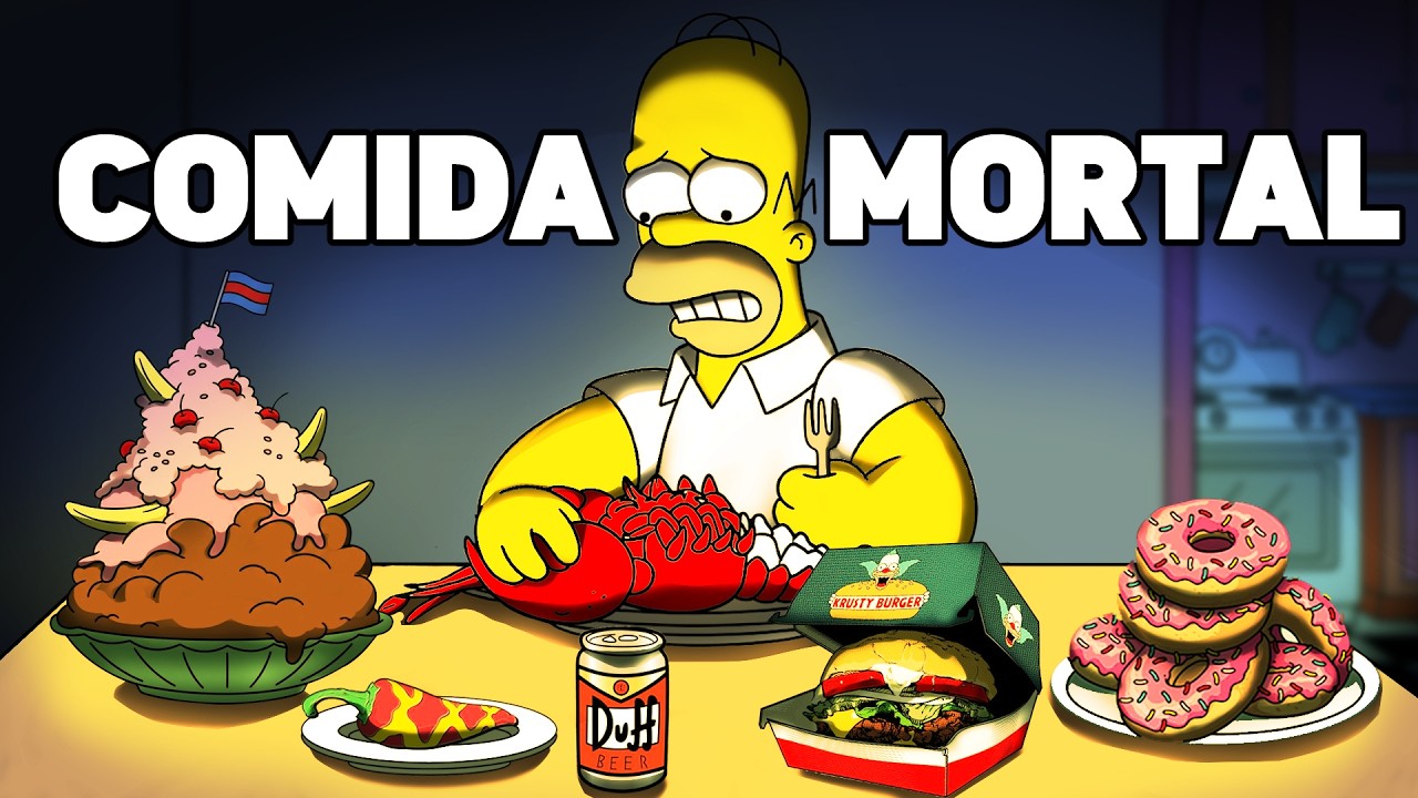 Estas comidas de Los Simpson NO deberían existir ☠️