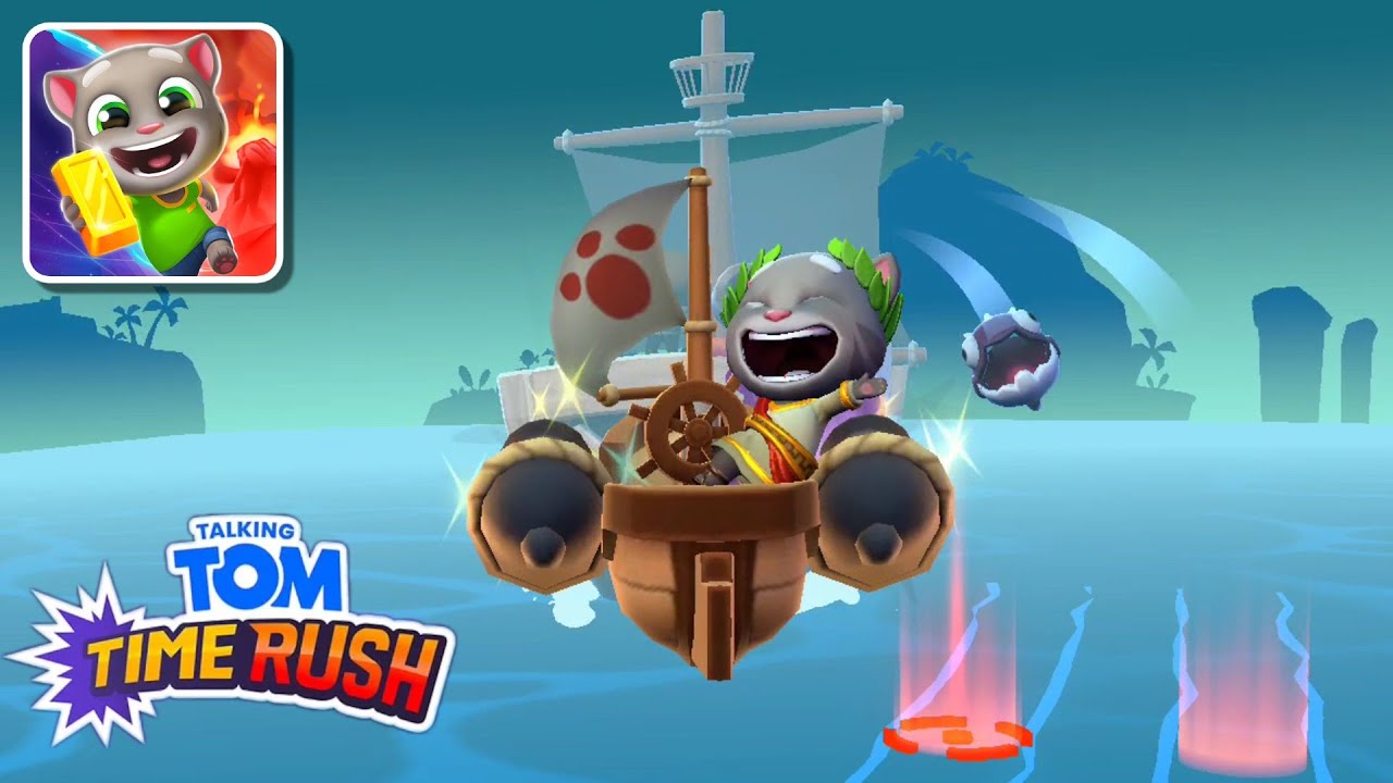 Talking Tom Time Rush Gameplay – Pirate World Adventure | Roman Tom