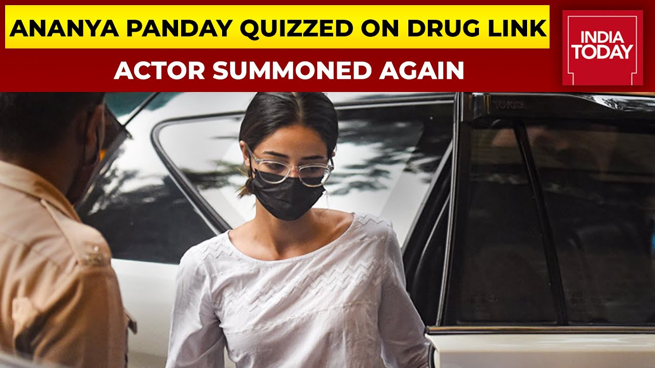 NCB Grills Ananya Panday Over 'Drug Link' With Aryan Khan, Summons Her Again At 11 AM Today