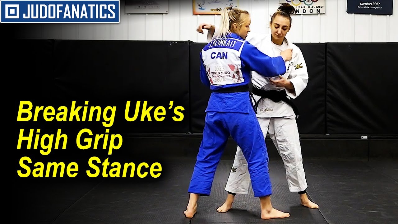 Breaking Uke’s High Grip Same Stance by Jessica Klimkait