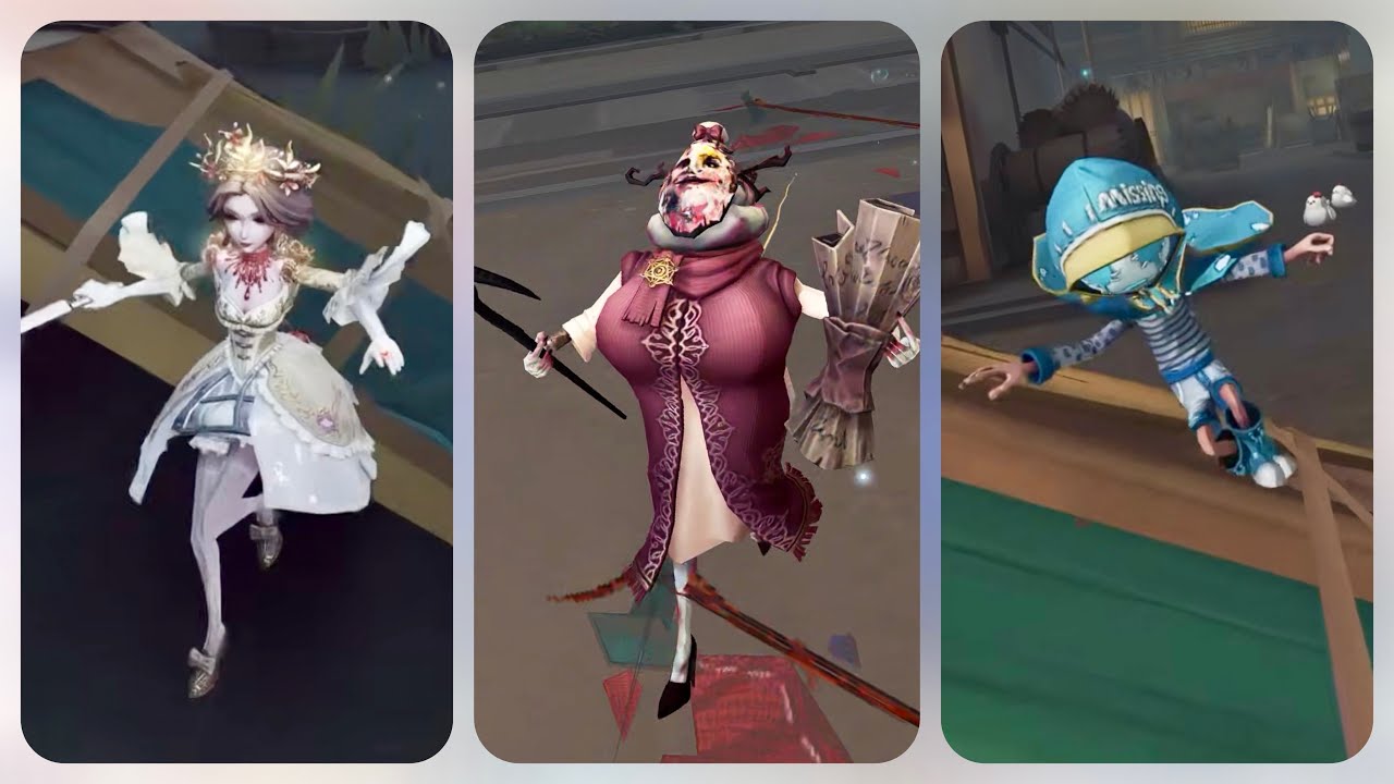 All Tiny Hunters New Running and Vaulting Animations | Identity V