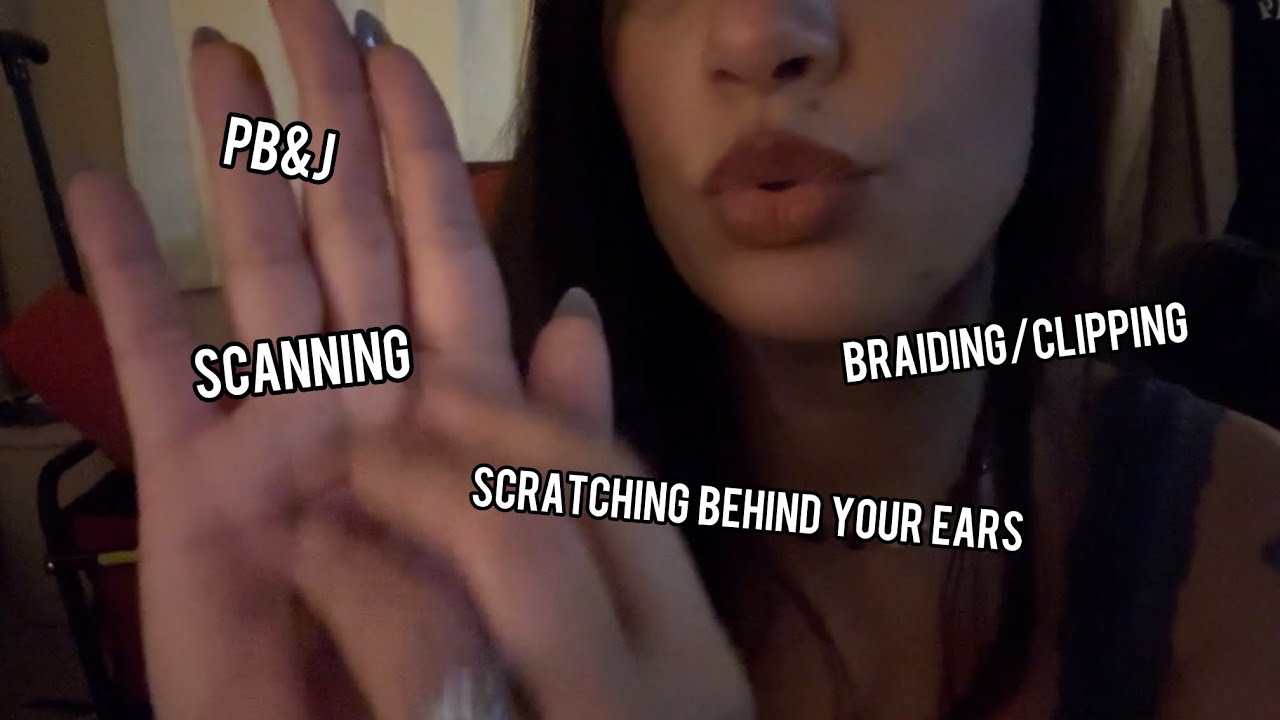 Fast & Aggressive Unplanned ASMR (scanning, scratching behind your ears + more)