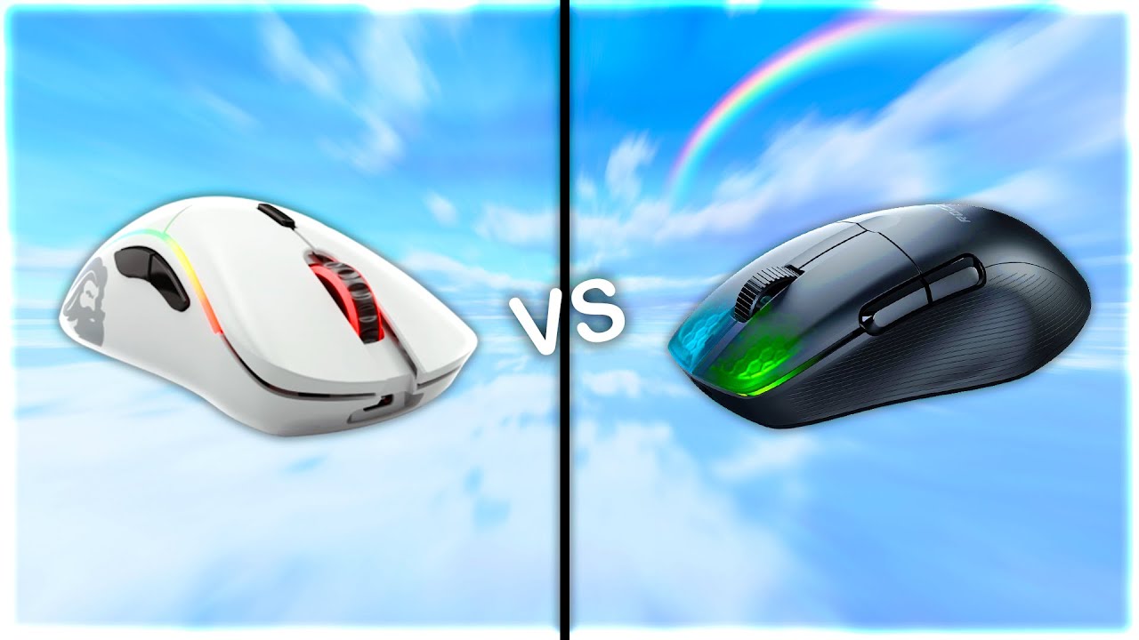 Roccat Kone Pro против Glorious Model D (сравнение мышей)