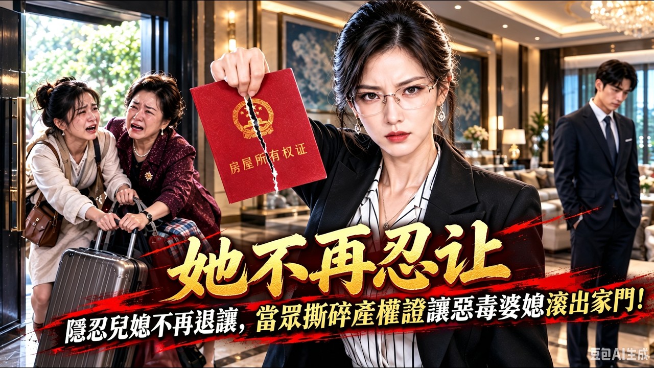 【FULL】不再忍讓！隱忍兒媳撕碎吸血協議，反手將惡毒婆媳逐出豪宅淨身出戶！#minidrama #cdrama #drama #短剧 #大陆剧 #短剧全集 #chinesedrama #都市