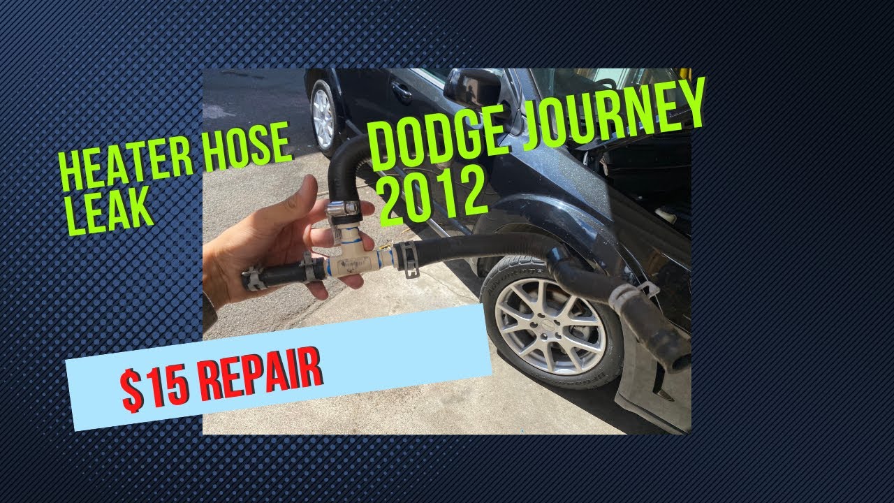 Heater Hose Leak FIX | Dodge Journey 2009–2020 (Broken Tee) DIY