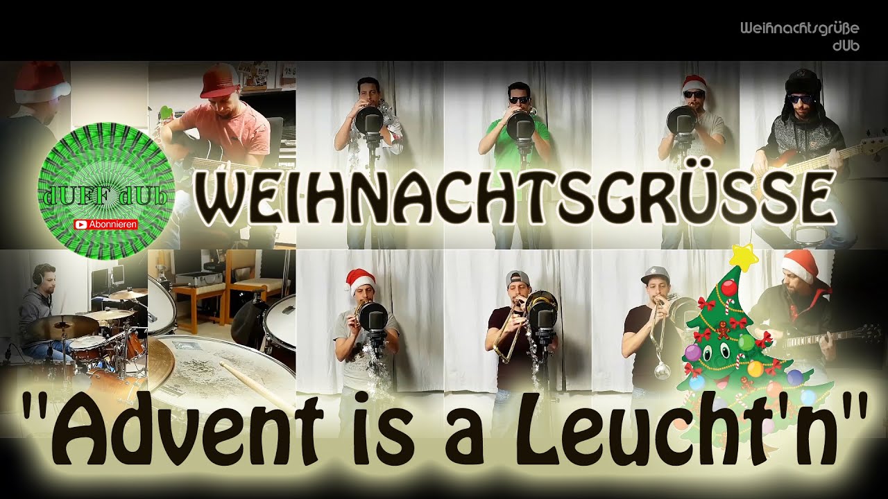 Weihnachtsgruß dUb 2019 Advent ist a leuchtn