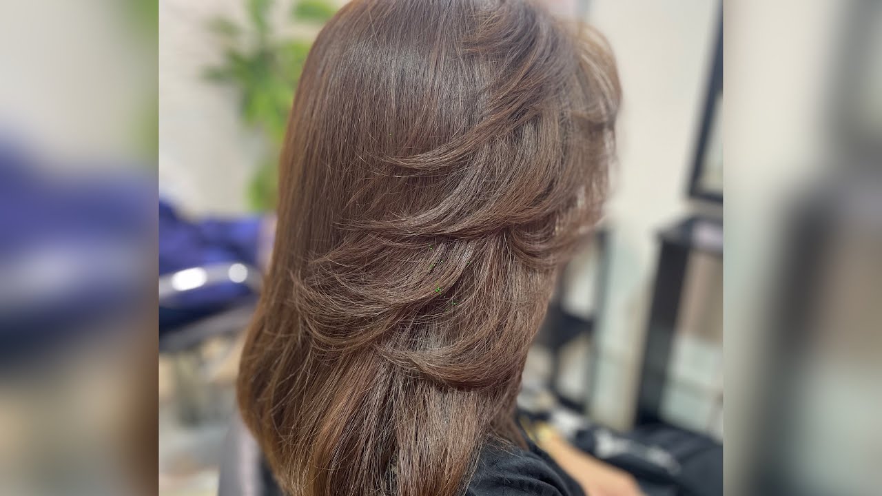 Haircut and blowdry tutorial