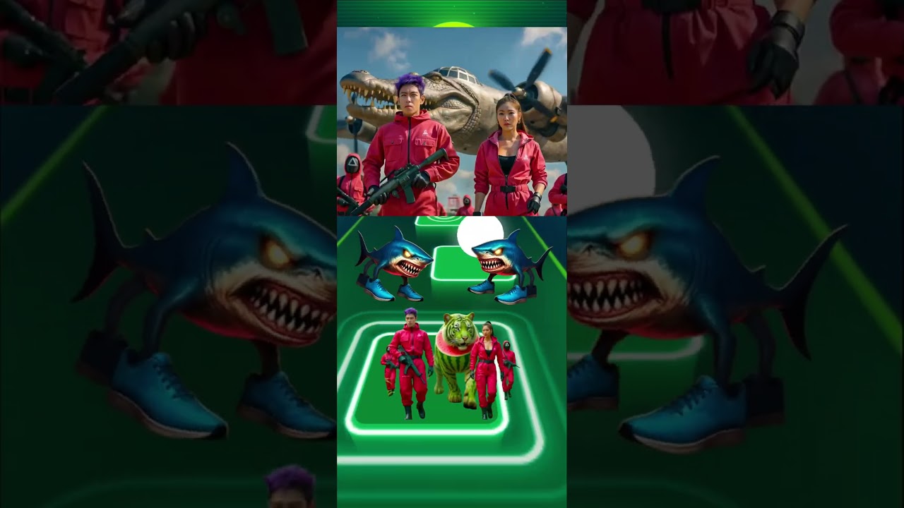 Thanos 🆚️ Brainrot Zombies 🧟&zwj;♀️ Coffin Dance 💃 Tiles Hop #coffindance #shorts #tileshop