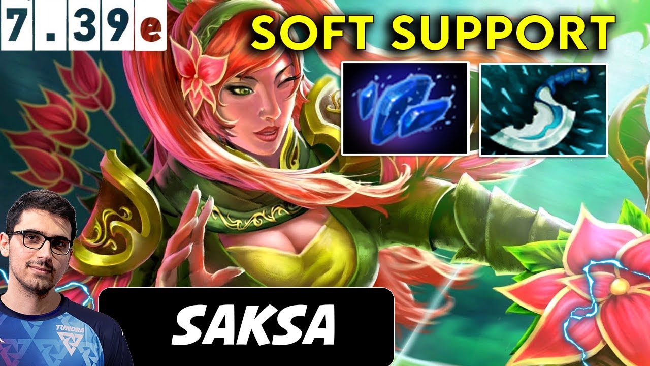 Saksa Windranger Soft Support - Dota 2 Patch 7.39e pro Player Full Gameplay