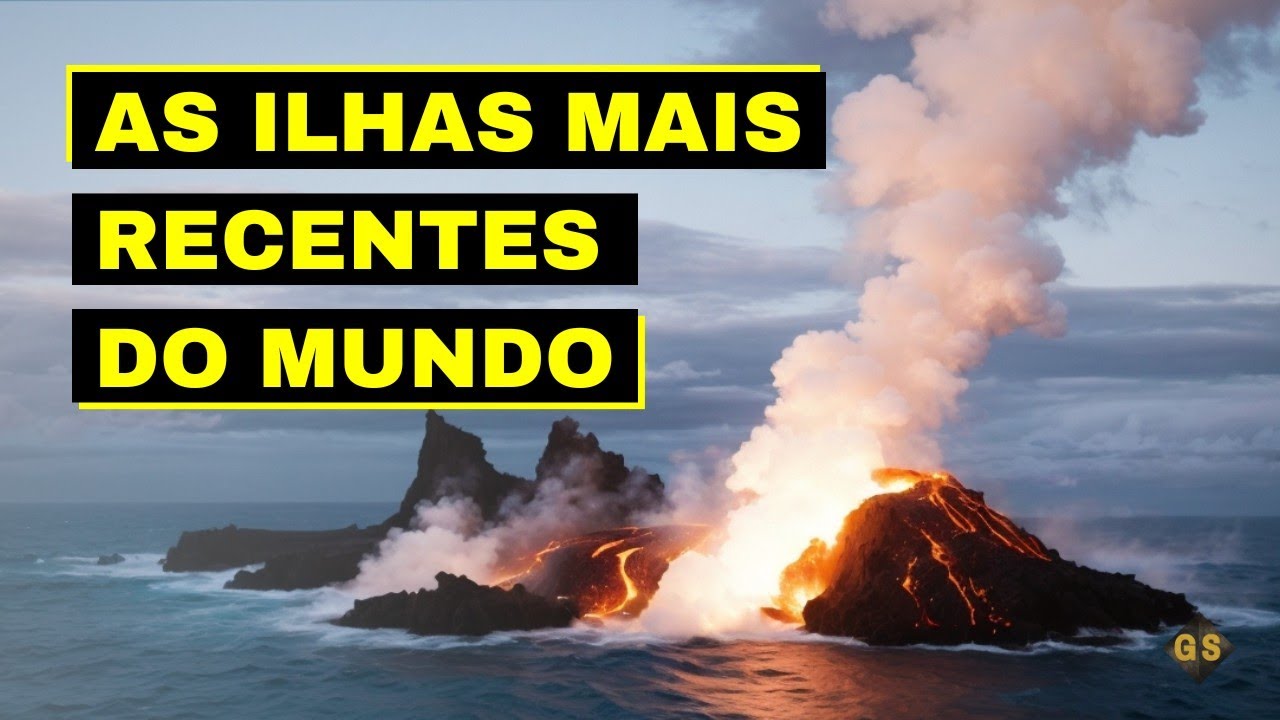 ILHAS que SURGIRAM RECENTEMENTE 🇮🇹 🇮🇩 🇮🇸