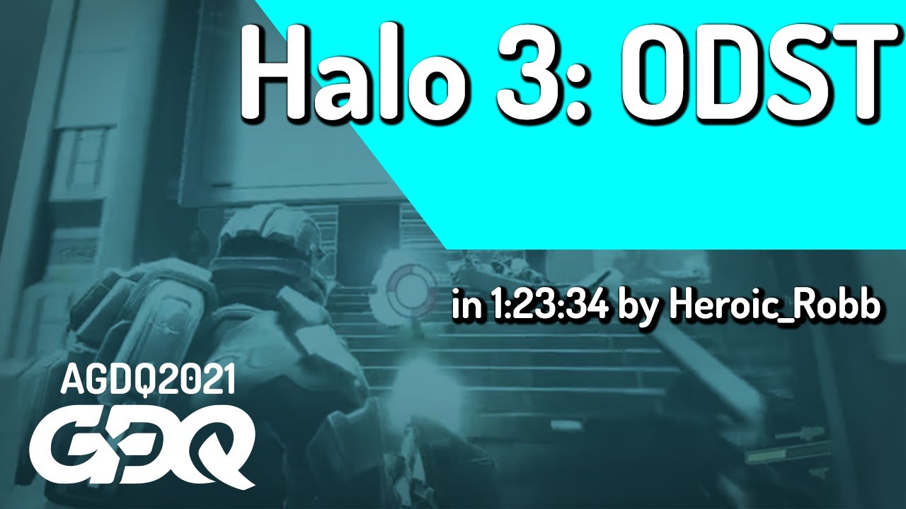 Halo 3: ODST by Heroic_Robb in 1:23:44 - Awesome Games Done Quick 2021 Online