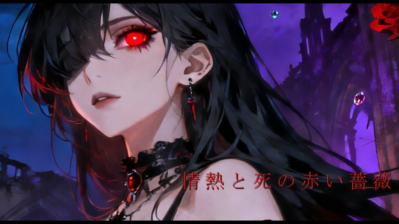 【ダークロック×情念】情熱と死の赤い薔薇 – AI Singer | Dark Rock × Gothic Emotion