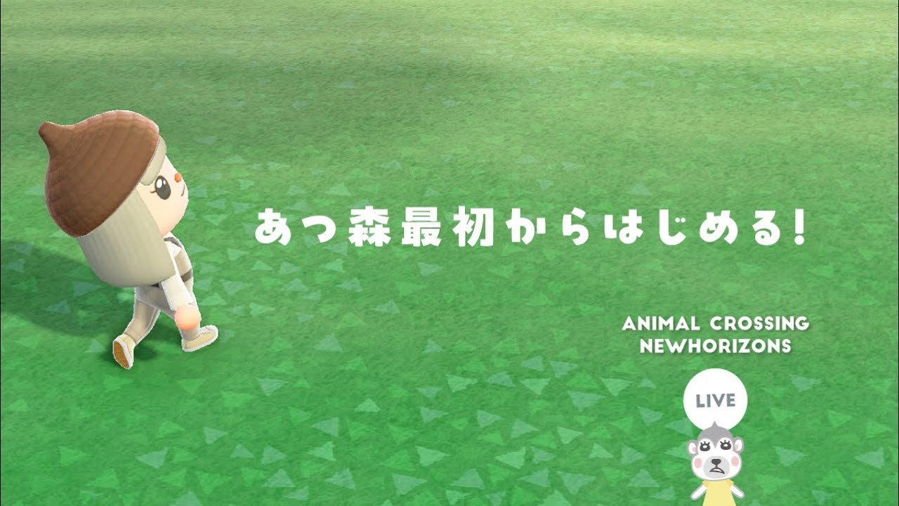 【あつ森配信】Switch2であつ森を最初からはじめる！シェリーがいる島選び🙊