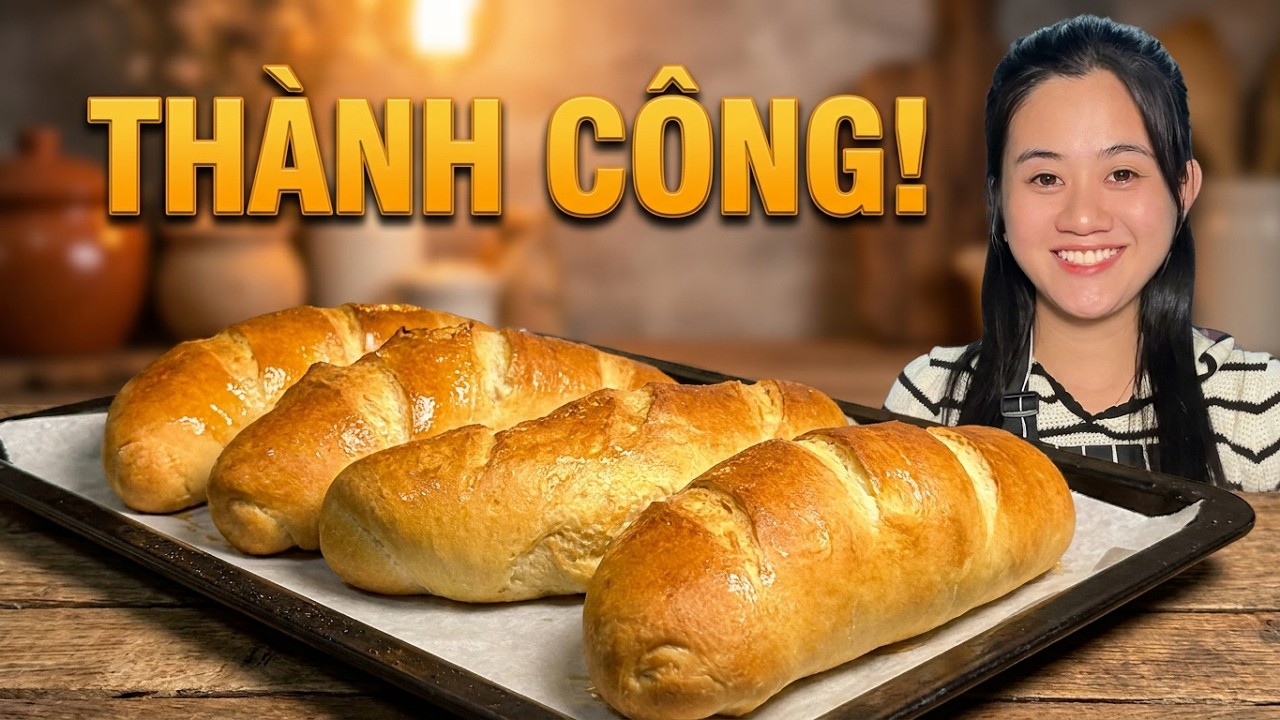 Ổ bánh mì đầu tiên con gái làm cho Ba Mẹ, ngày 17 tháng 3 năm 2026