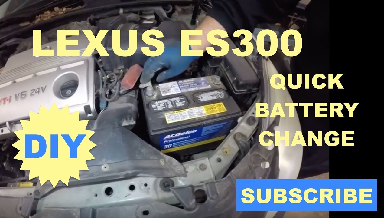 How to replace the Battery on Lexuse ES300