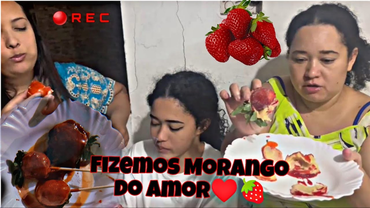 FIZEMOS MORANGO DO AMOR!!! #morangodoamor #explorar