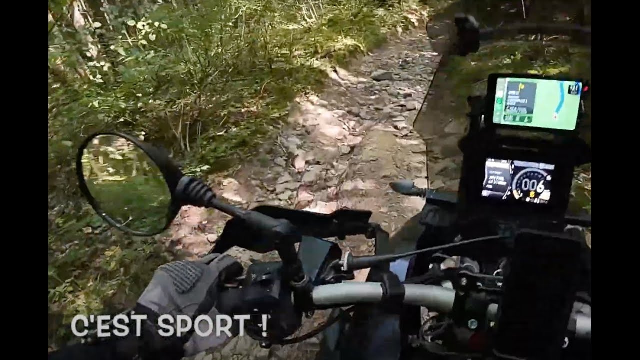 Le mini tour du Salève N°2 en moto off-road (version longue)