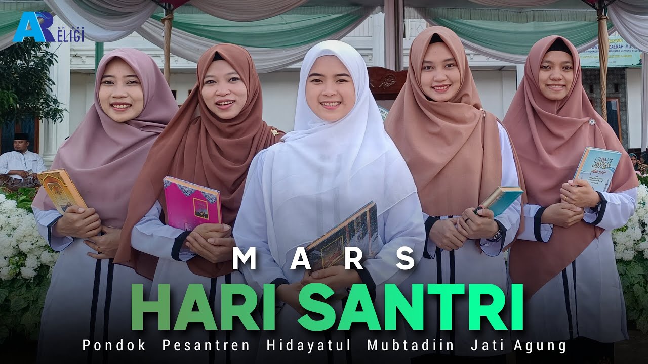 MARS HARI SANTRI - Cover Risa Solihah, Zulfa Rahmawati & Nur Aini | Andi Warisno