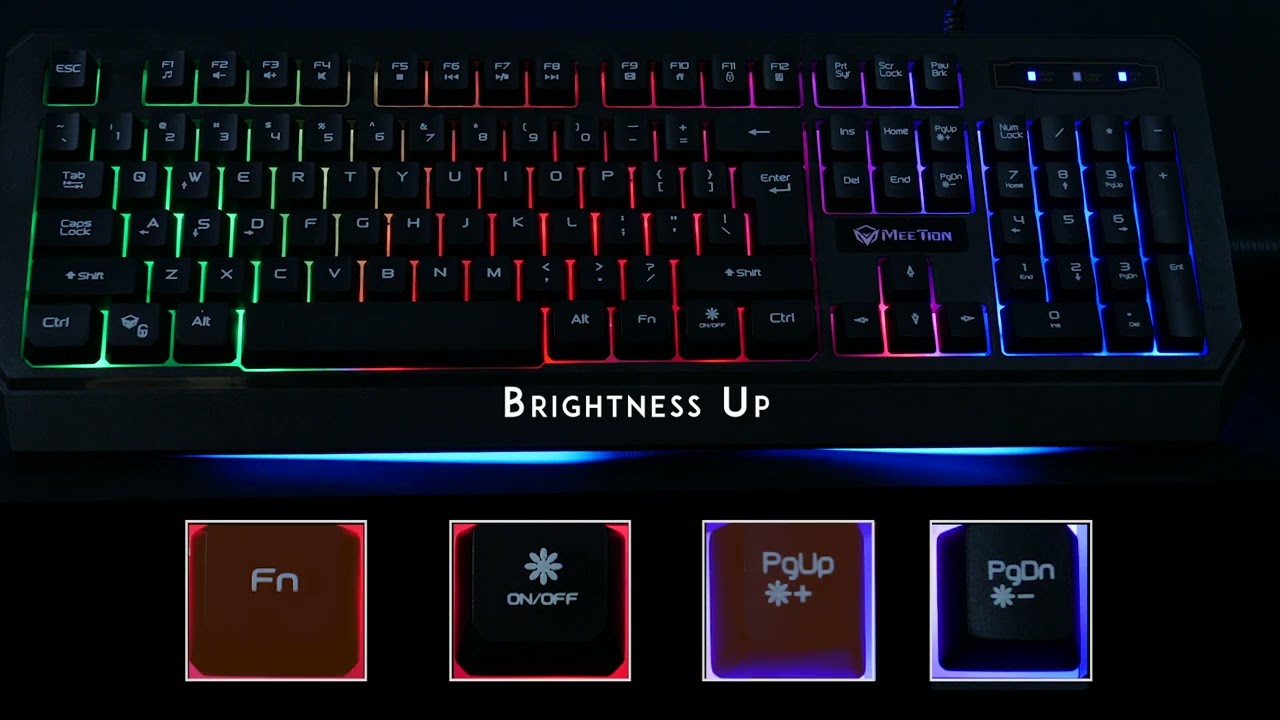 MeeTion K9320 Best Cheap Rainbow Gaming Keyboard Nepal Computer Planet