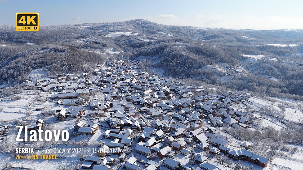 4K - Zlatovo - First Snow of 2021