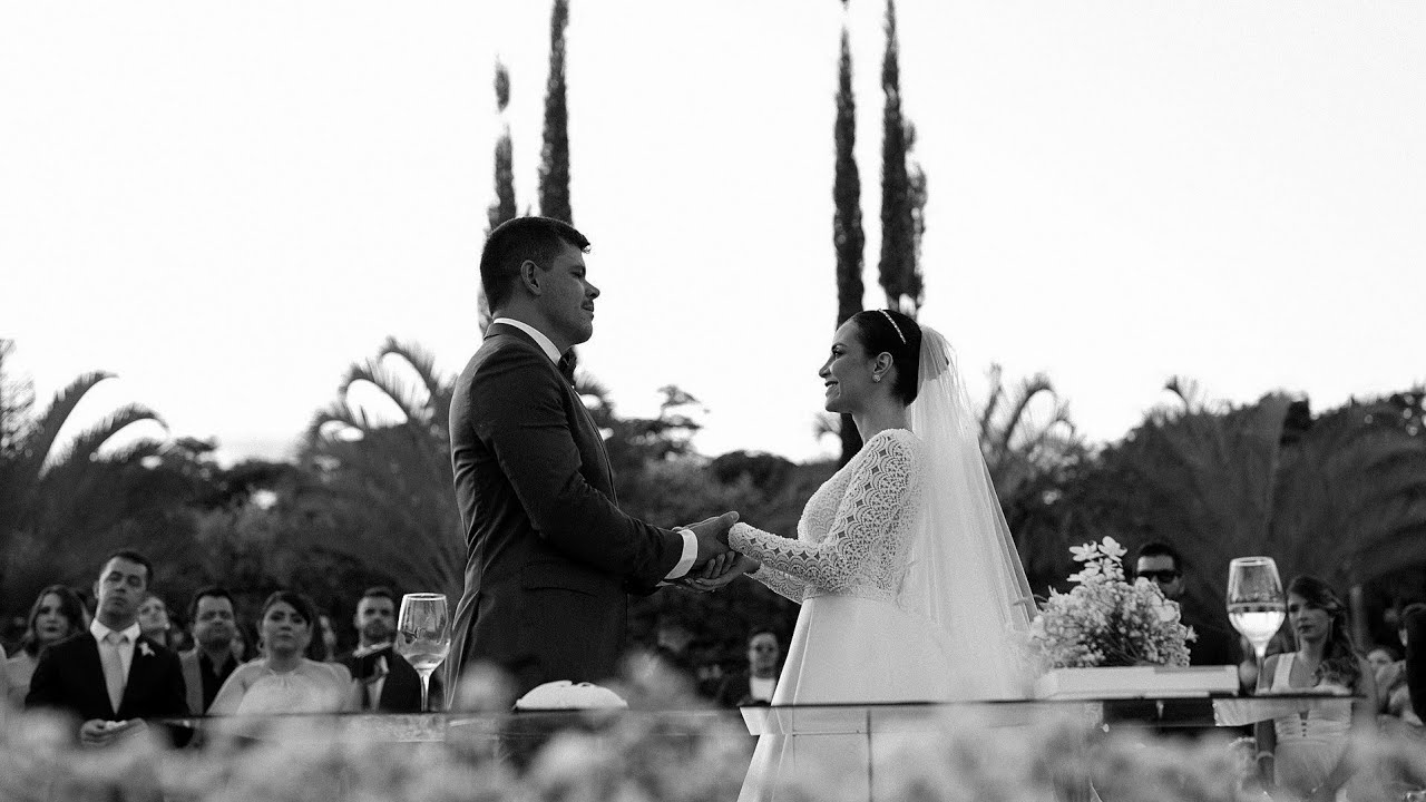O casamento de Fred Sogni e Natacha no espaco da lenda