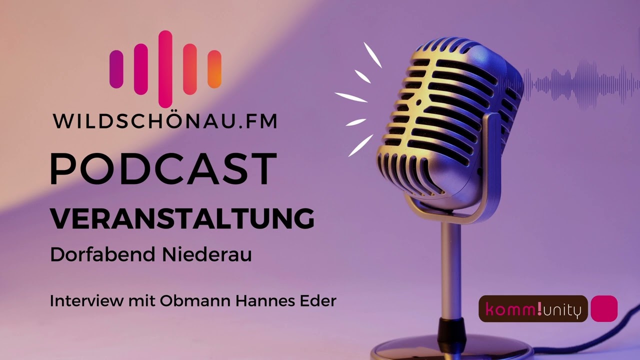 Dorfabend Obmann - Hannes Eder