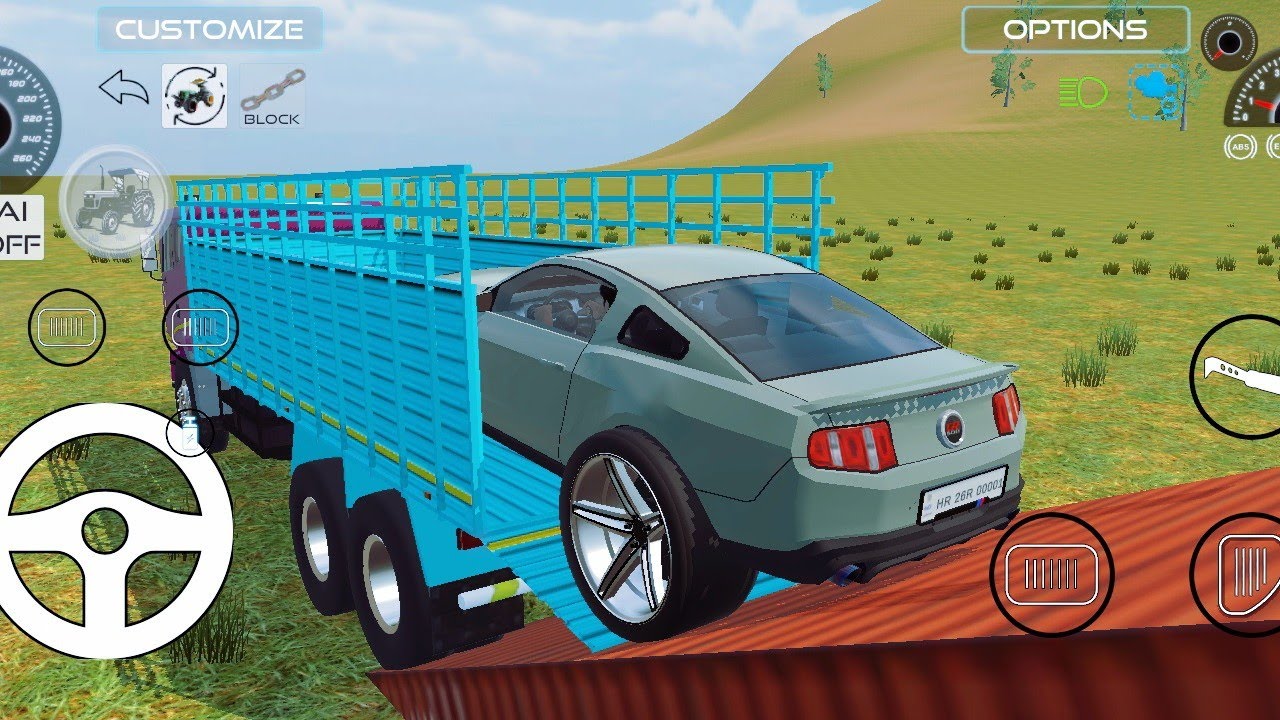 Drive Thar and Truck unloading stone From Dumper in Game 💥 #jcb #tractor #dumper #truck #gameplay