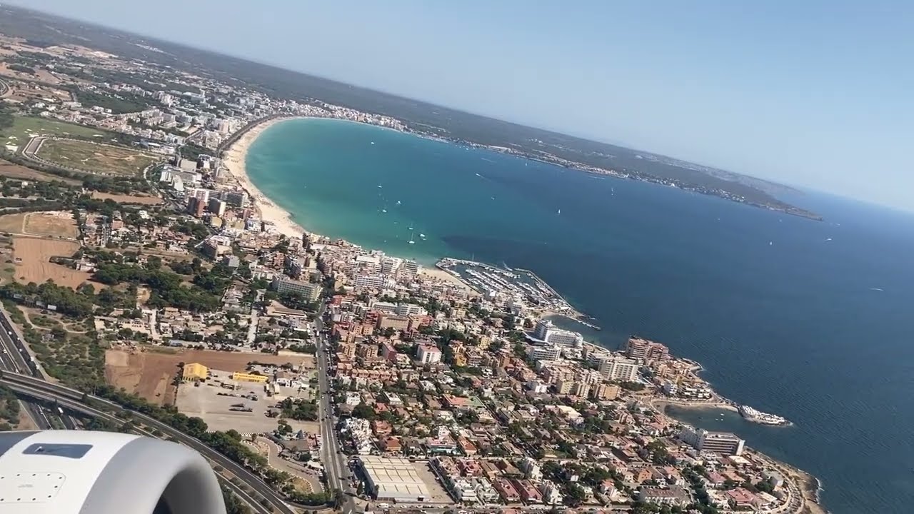 Airbus A320 NEO Eurowings Powerful TakeOff Palma de Mallorca