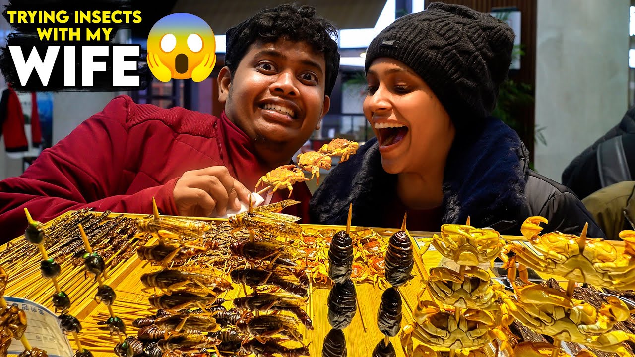Insect eating🦂 in China | Irfan's view❤️