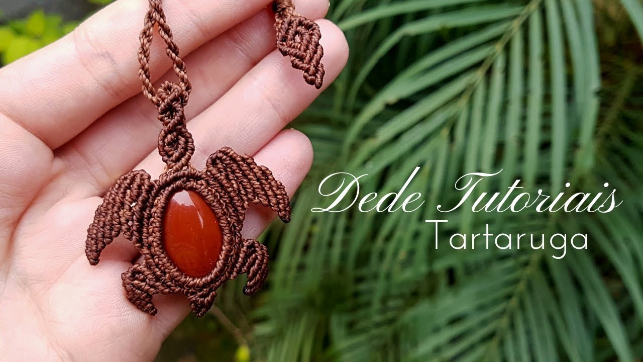 Dede Tutoriais | Como fazer Tartaruga em macrame #113