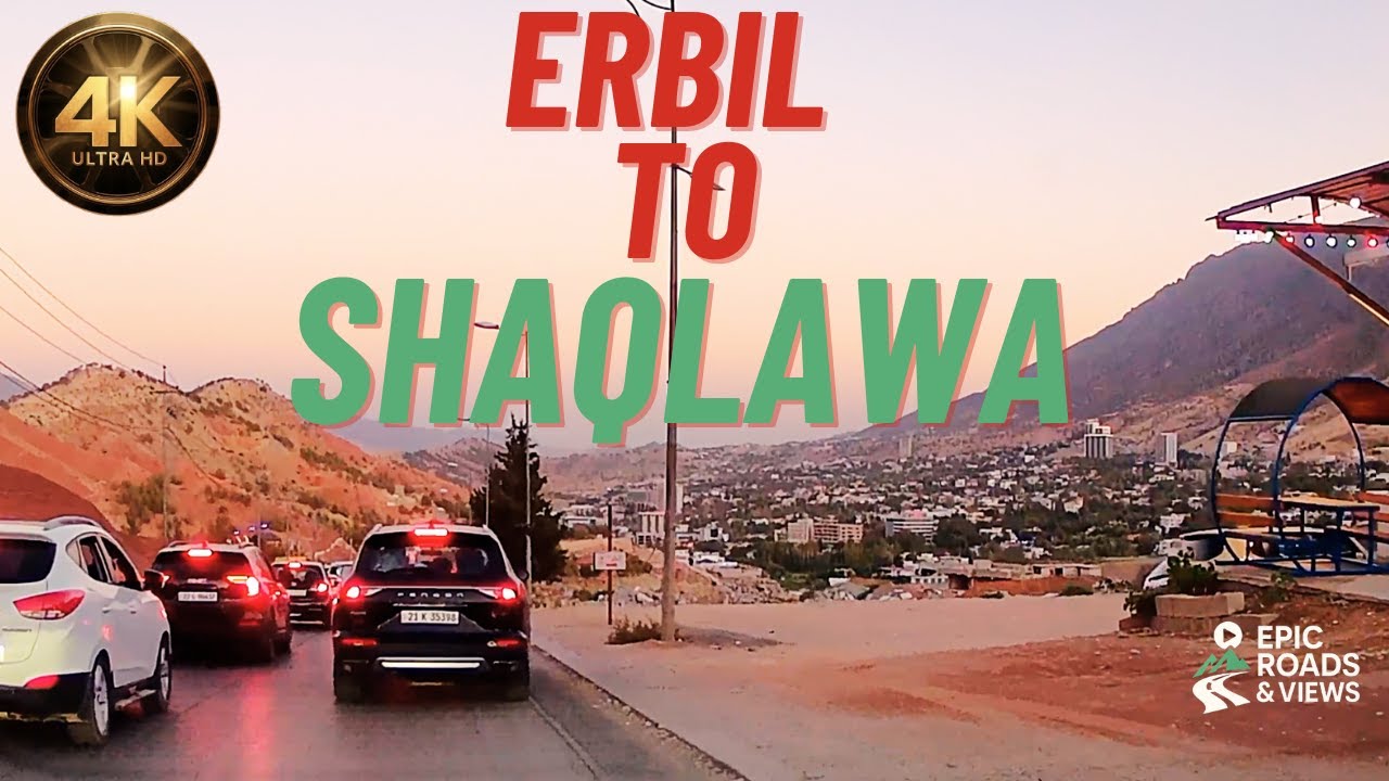 Erbil to Shaqlawa | Weekend Drive on a Crowded Friday (4K UHD)