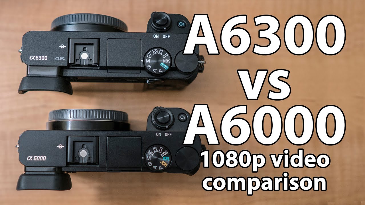 Sony A6300 vs A6000 1080p Video Comparison