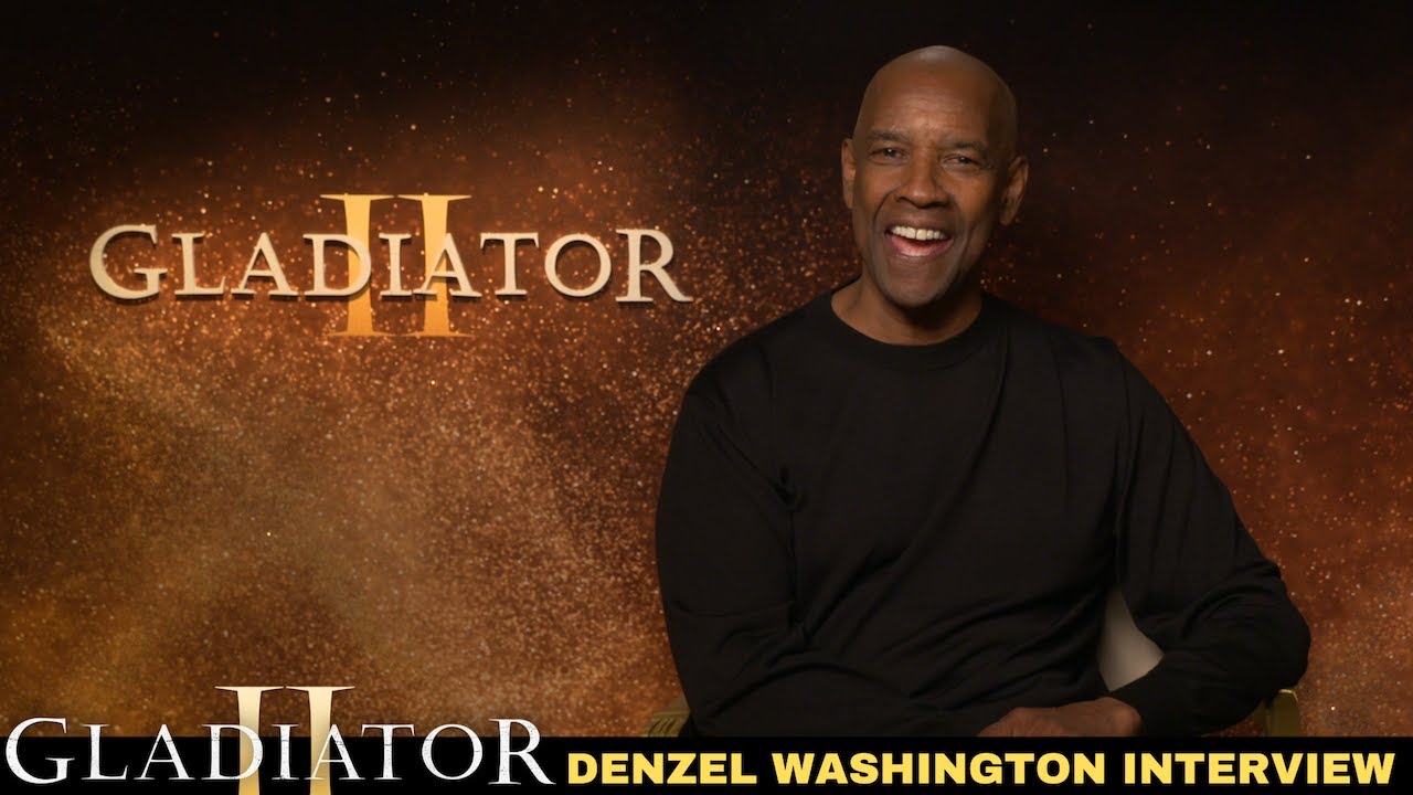 Gladiator II Denzel Washington Interview