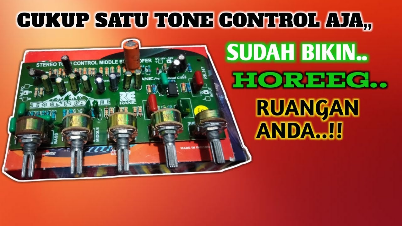 modif tone control+sub amplifier SUBWOOFER LEBIH GLEERR DAN HOREG.