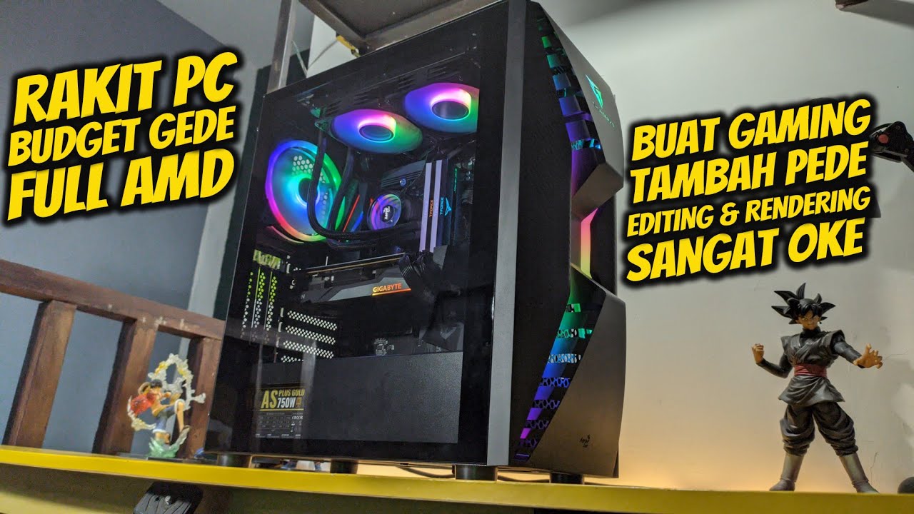 Kita Merakit PC Full AMD Yang Bisa Dipakai Kerja & Main Game Rata Kanan