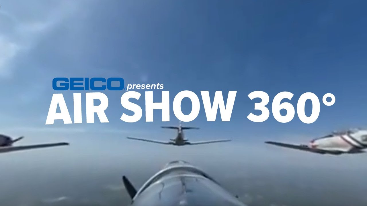 Jones Beach Air Show in 360 (GEICO Skytypers)
