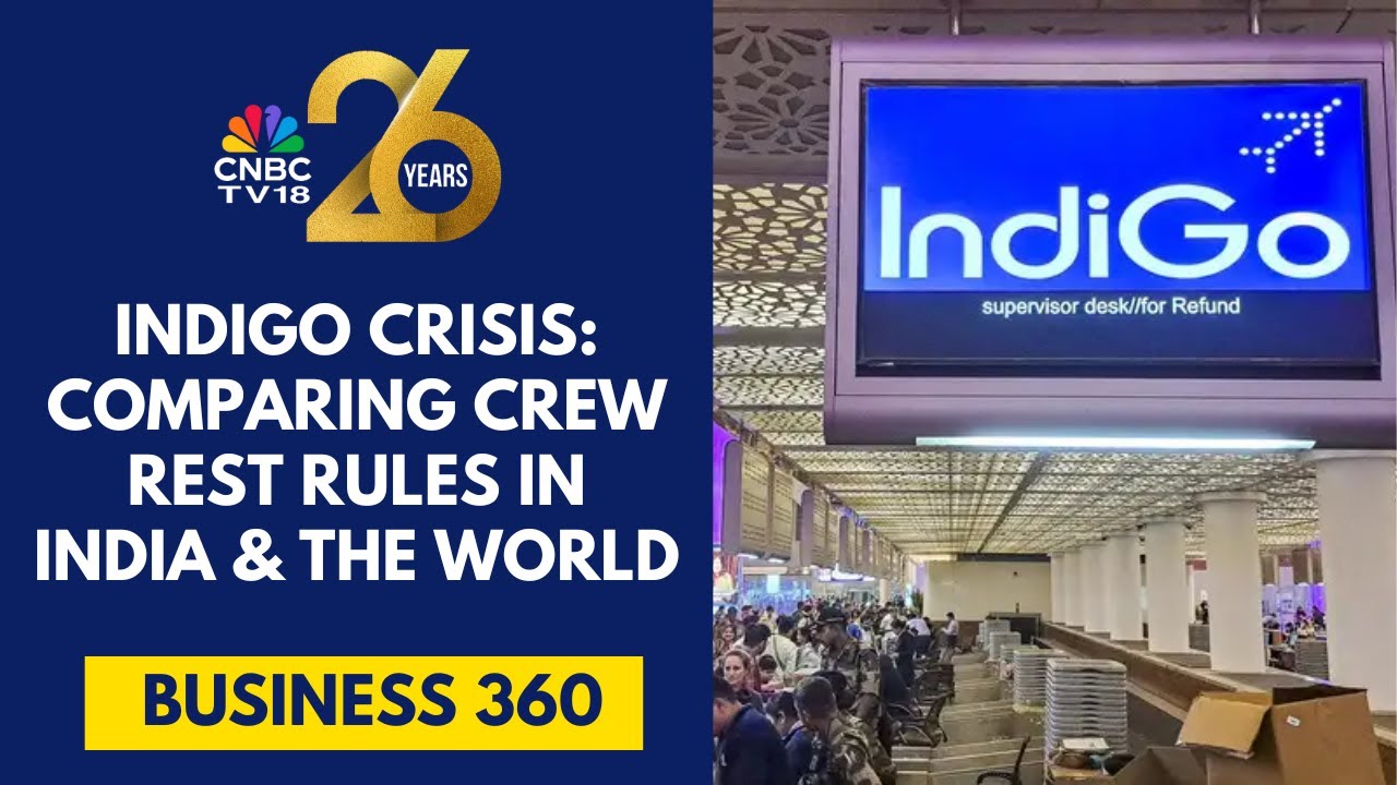 Airline Crew Rest Rules: How Does India Compare With The World? | CNBC-TV18 Turns 26