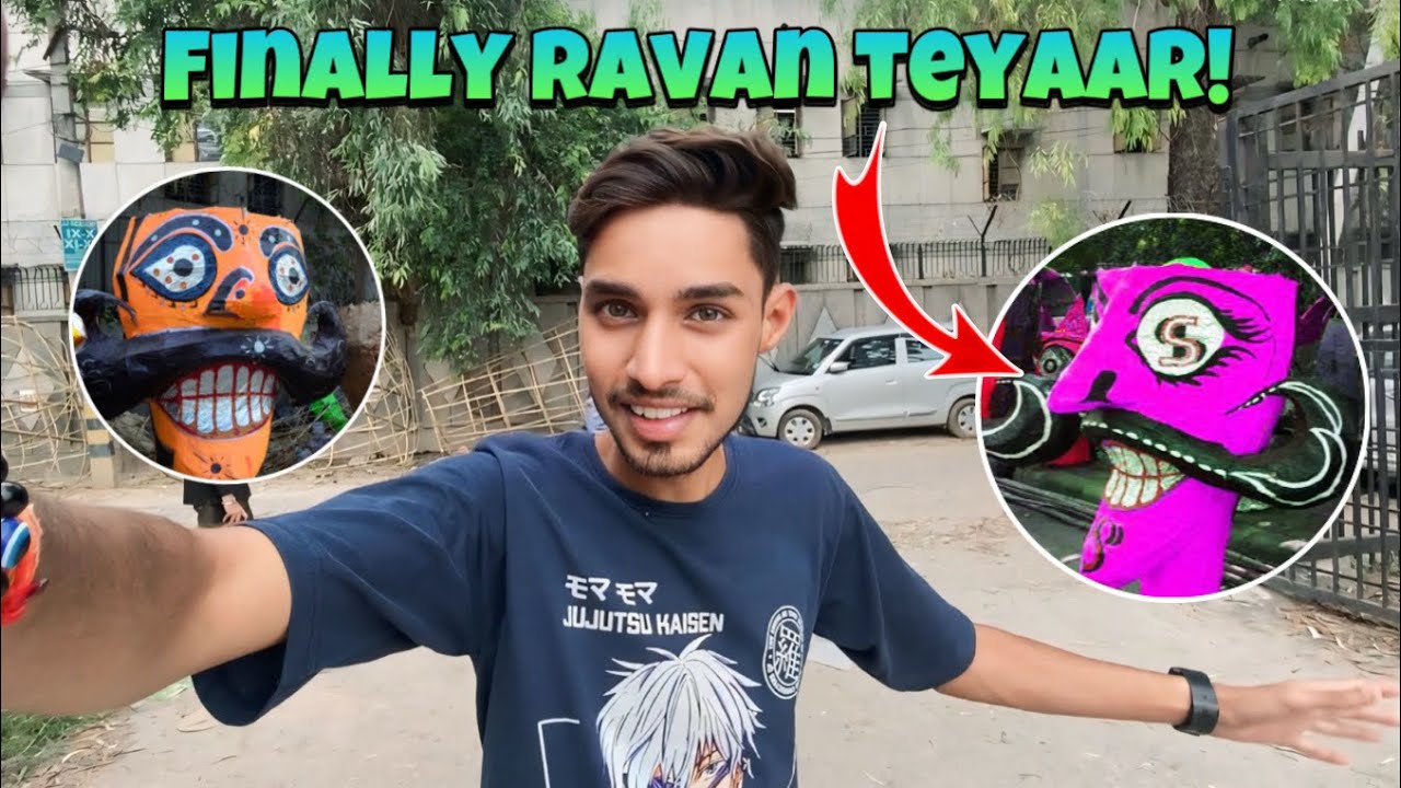 Finally Ravan Huye Teyaar😍| Ravan making 2025 | Rajouri garden | Tagore garden | Subash nagar