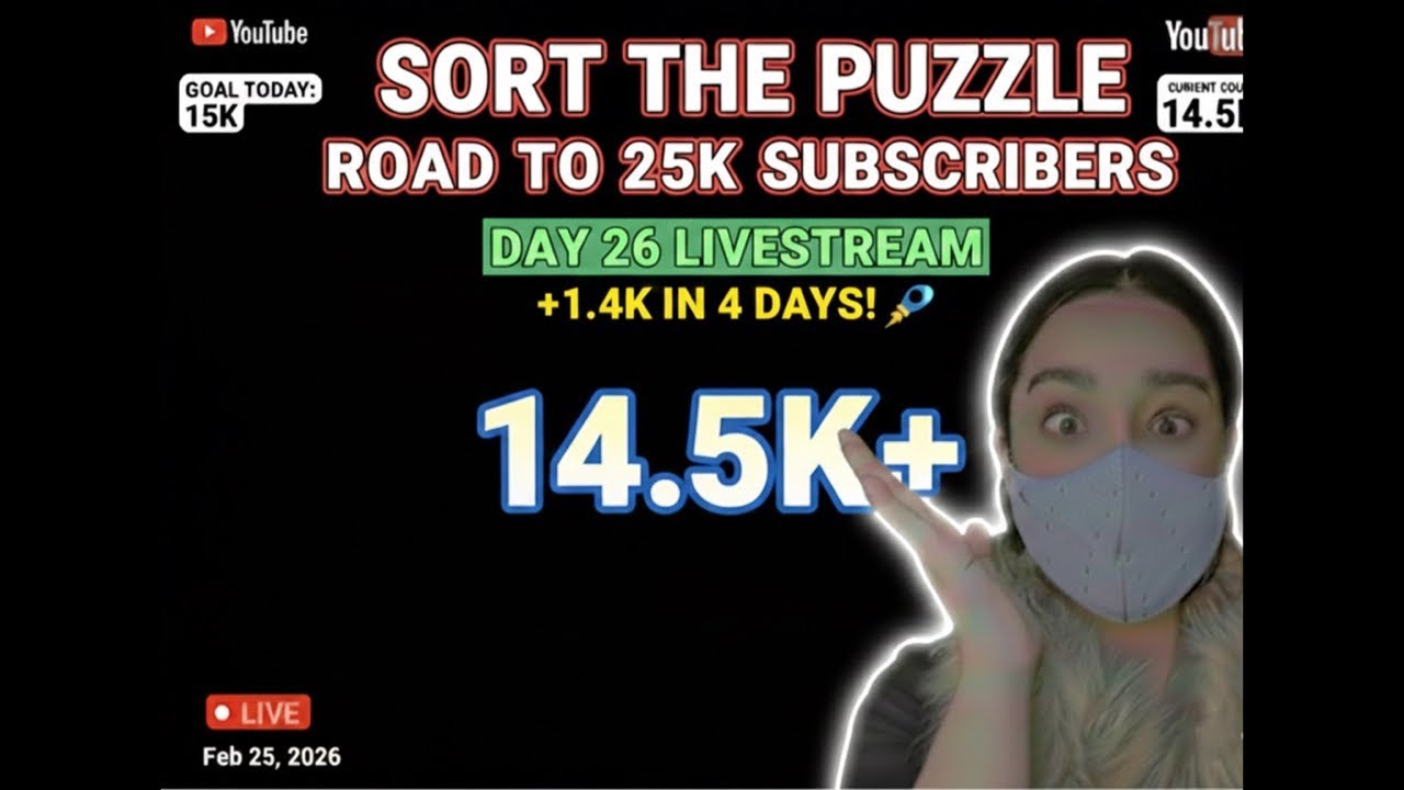 AlayaGame4U is live🔴🔥Sort The Balls Puzzle Game 🧩🔴🟣🟢🟠🟤 #livestreaming #games