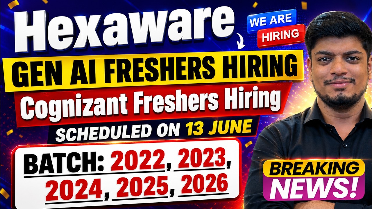 🔥Cognizant набирает сотрудников на 2022-2026 годы | Hexaware наконец-то набирает выпускников GenA...