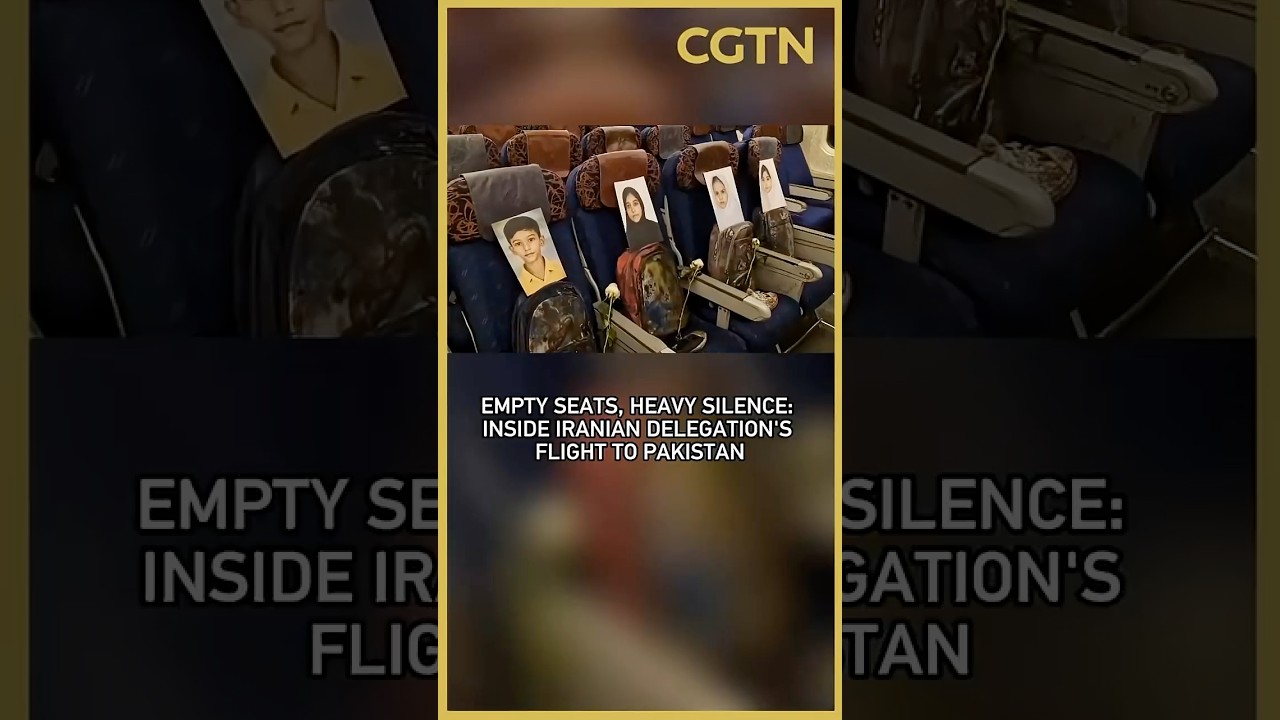 Empty seats, heavy silence: Inside Iranian delegation's flight to Pakistan