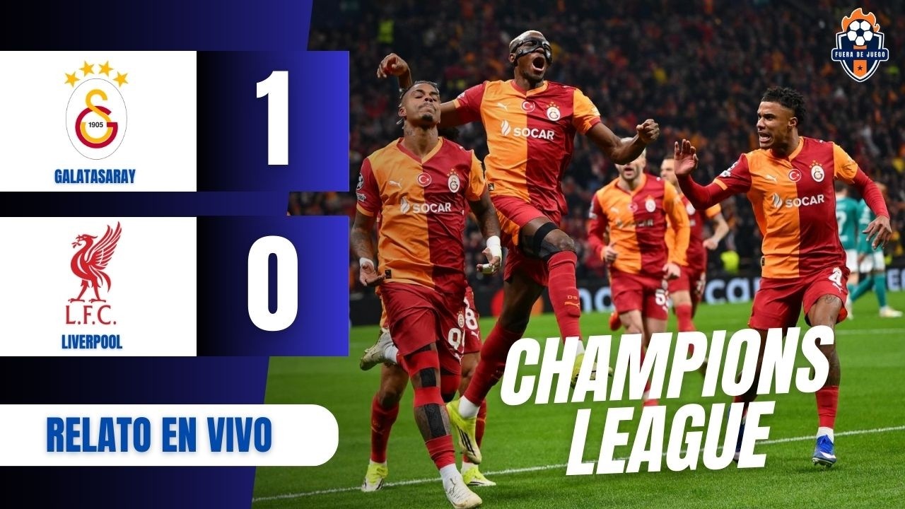 GALATASARAY vs LIVERPOOL [EN VIVO] 🔴 CHAMPIONS LEAGUE 🏆 JUEGA SALAH ⚽