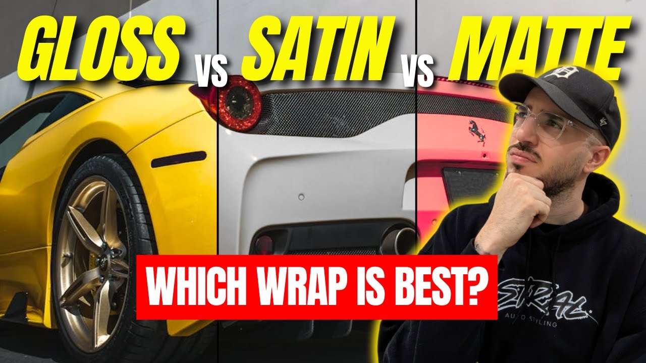 GLOSS vs MATTE vs SATIN Vinyl - Which One Should You Choose?