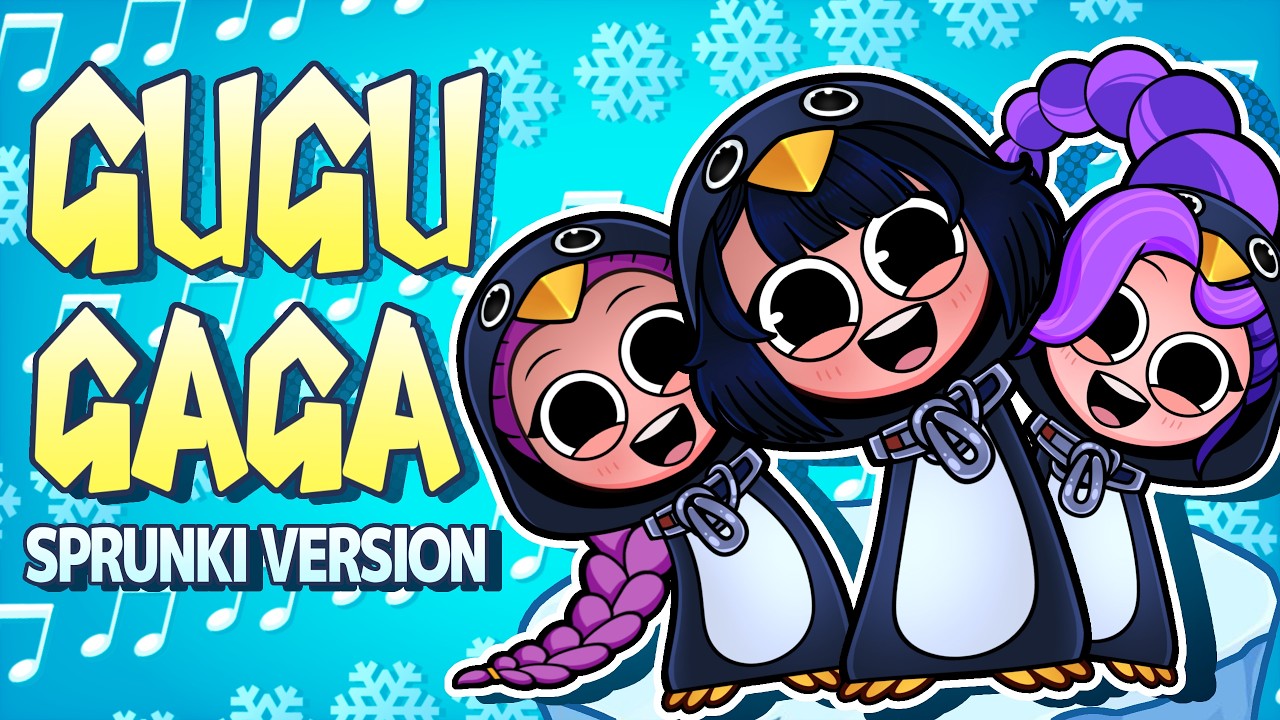 SPRUNKI GUGUGAGA Penguin - Song Clip / LILY x RORY Penguins Poppy PlayTime and RUMI x JINU K-pop