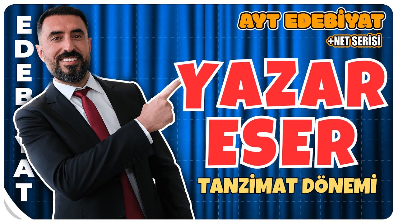 +1 NET TANZİMAT EDEBİYATI SANATÇI VE ESERLERİ / GARANTİ KONU / AYT EDEBİYAT FULL TEKRAR 2025