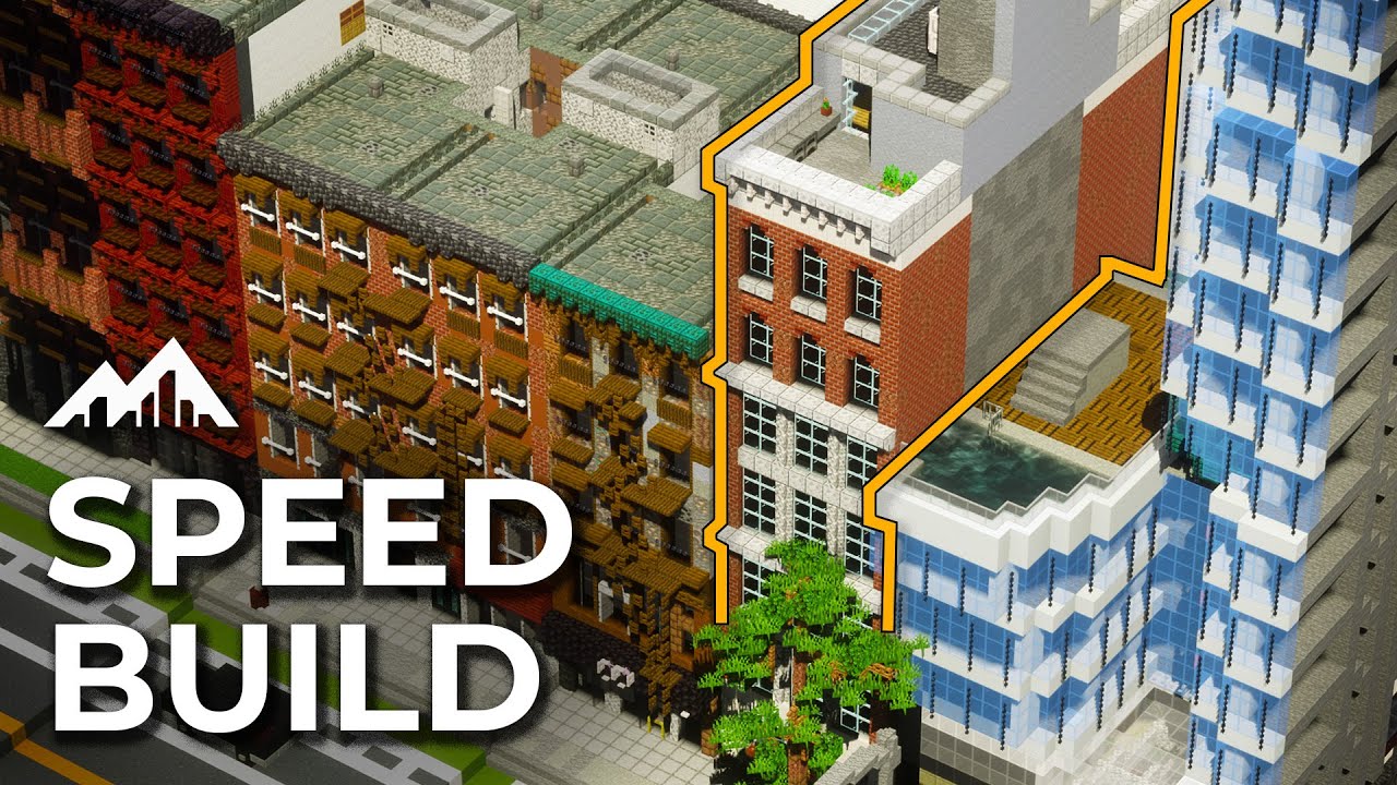 1-Hour Minecraft Building Challenge // 48 Canal Street (NYC)