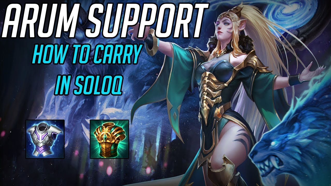 ARUM SUPPORT IS SO STRONG | SOLOQ CONQUEROR SUPPORT | ARENA OF VALOR (ROV) ARUM GAMEPLAY