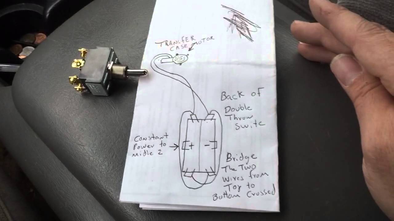 Rigging transfer case motor F150 4x4 not working engaging
